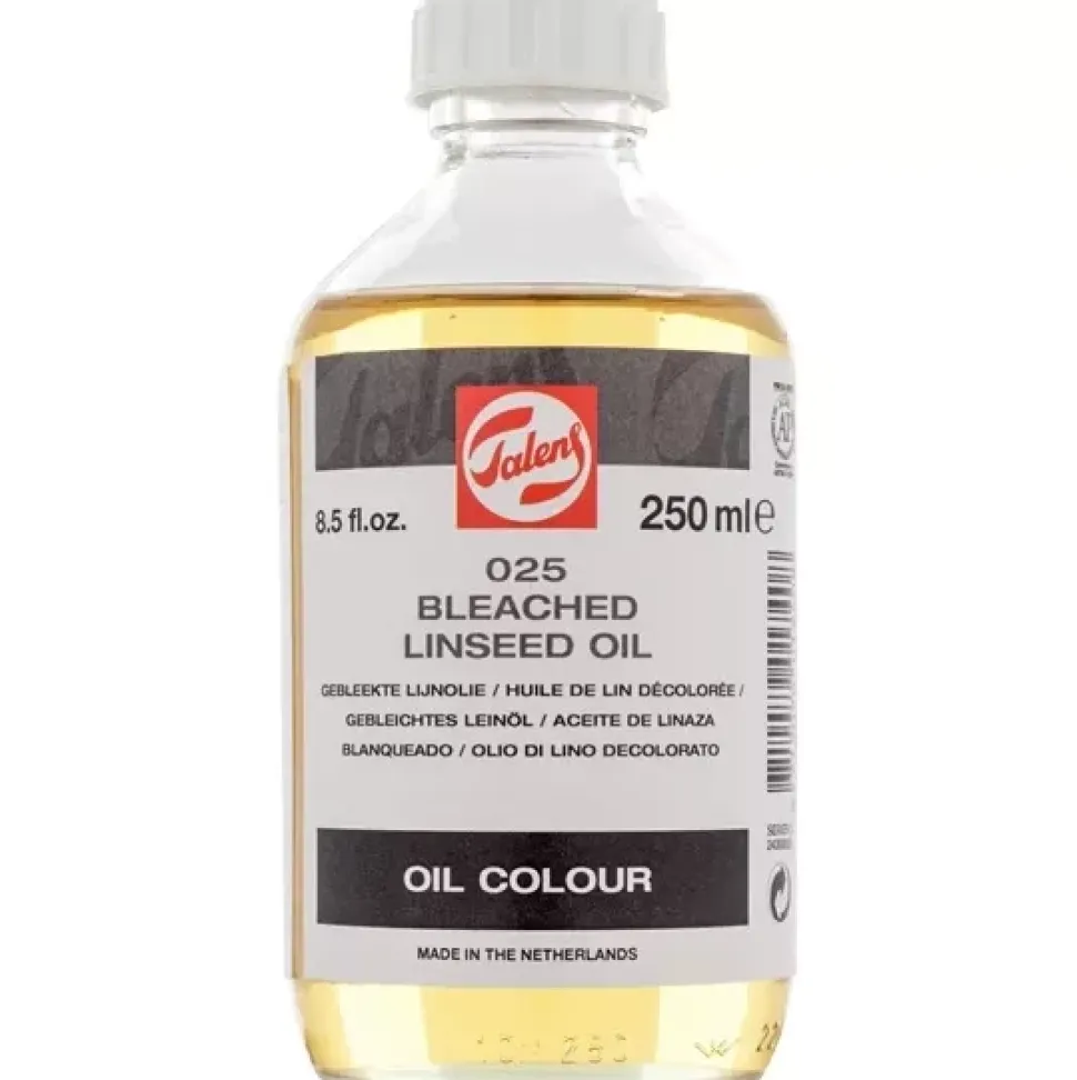 Aceite de linaza blanqueado 025 Talens 250ml