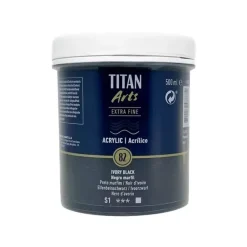 Acrílico Extrafino Negro Marfil nº82 S1 Titan 500ml