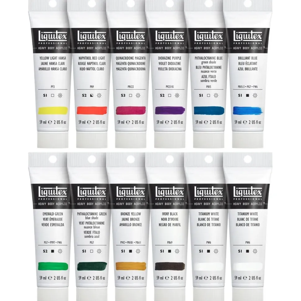 Acrílicos heavy body Liquitex 59ml
