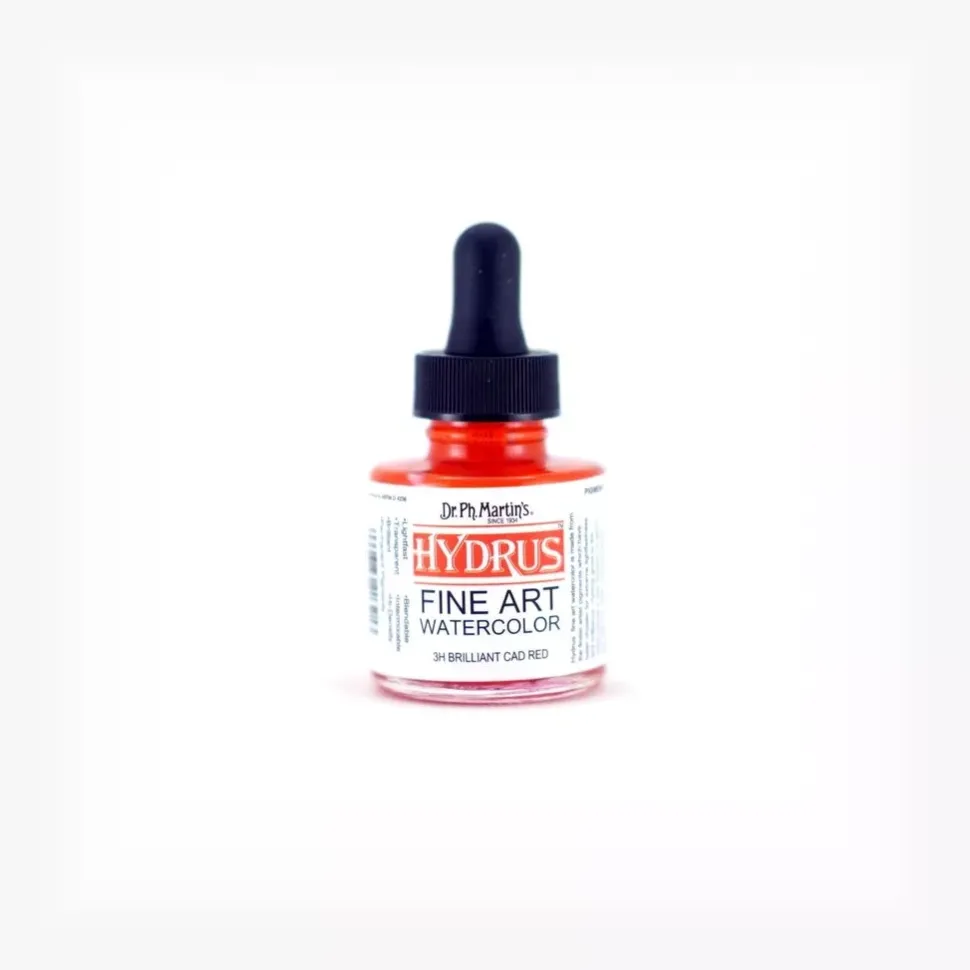 Acuarela Hydrus Fine Art 1.0 Oz Brilliant Cad Red Dr. Ph. Martin's