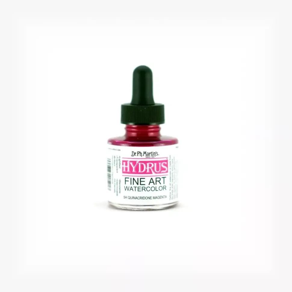 Acuarela Hydrus Fine Art 1.0 Oz Quinacridone Magenta Dr. Ph. Martin's