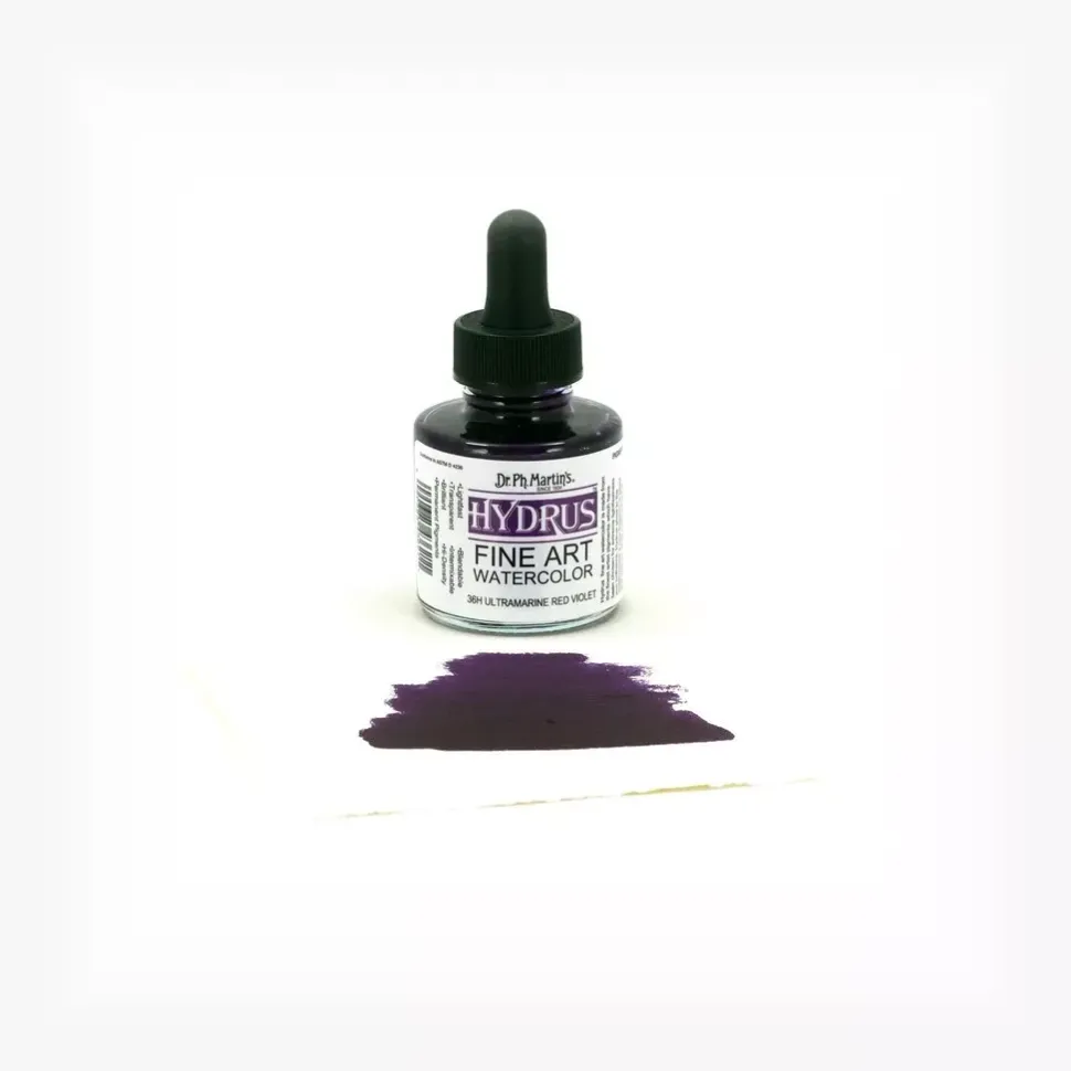 Acuarela Hydrus Fine Art 1.0 Oz Ultramarine Red Violet Dr. Ph. Martin's