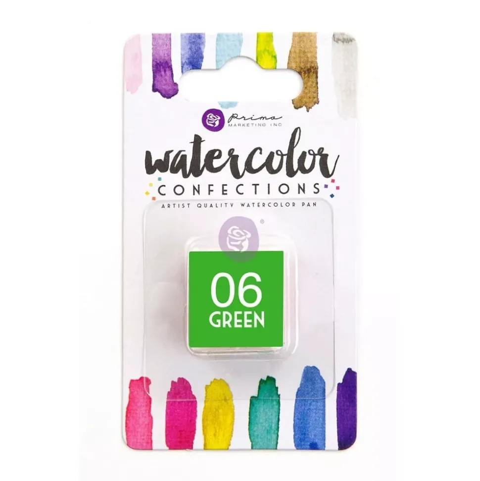 Acuarela Medio Godet Prima 06 Green