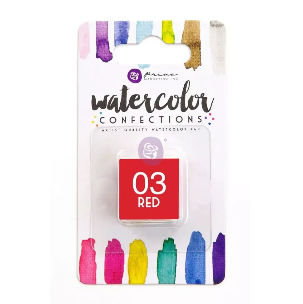 Acuarela Medio Godet Prima 03 Red