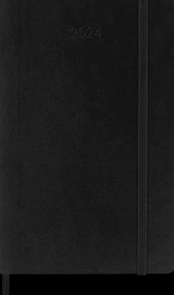 Agenda Classic 2024 Negra Semanal Tapa Blanda 9x14cm Moleskine