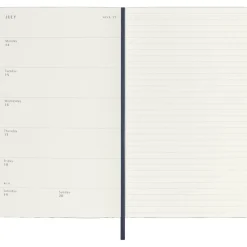Agenda Classic 2025/2026 semanal azul zafiro tapa dura Moleskine 13x21cm