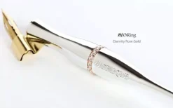 Anillo decorativo para portaplumillas MoRing Eternity Rose Gold Moblique