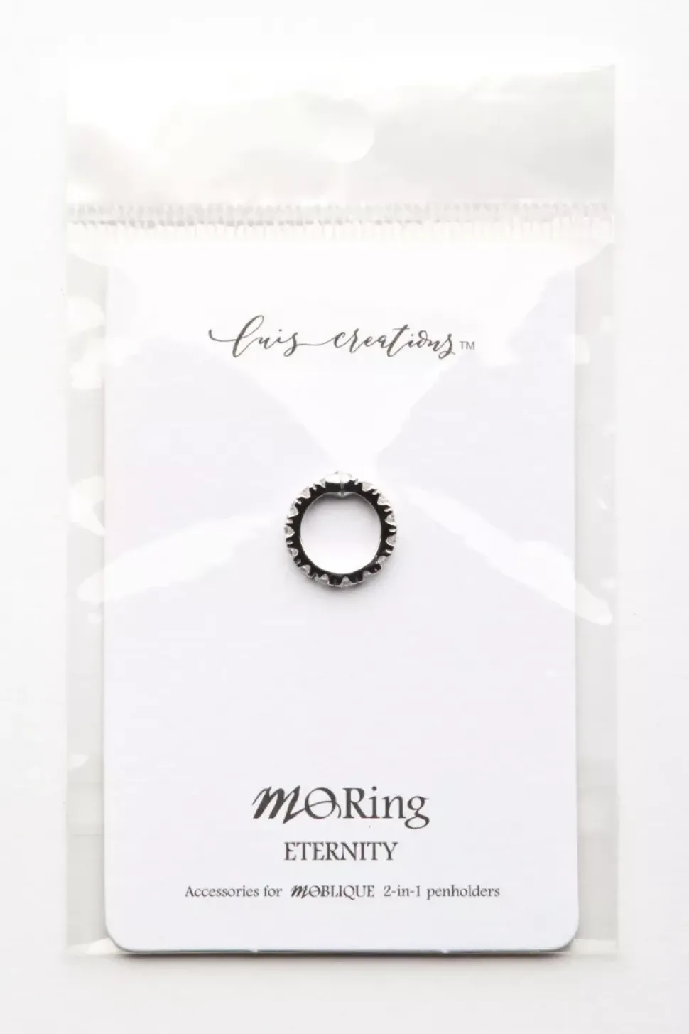 Anillo decorativo para portaplumillas MoRing Eternity Moblique
