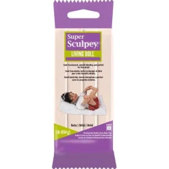 Arcilla para hornear Living Doll Bebé Super Sculpey Medium 454g