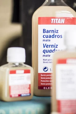 Barniz de cuadros mate Titan