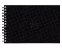 Bloc acuarela anillas apaisado negro Rhodia A5