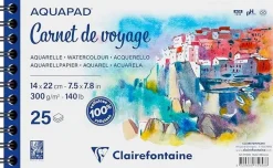 Bloc Acuarela Clairefontaine 14x22cm