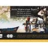 Bloc acuarela grano grueso 20H Thomas W Schaller Baohong 15x23cm 300g/m²