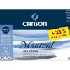 Bloc Acuarela Montval 12+4 Hojas Encolado Canson A3 300g/m²