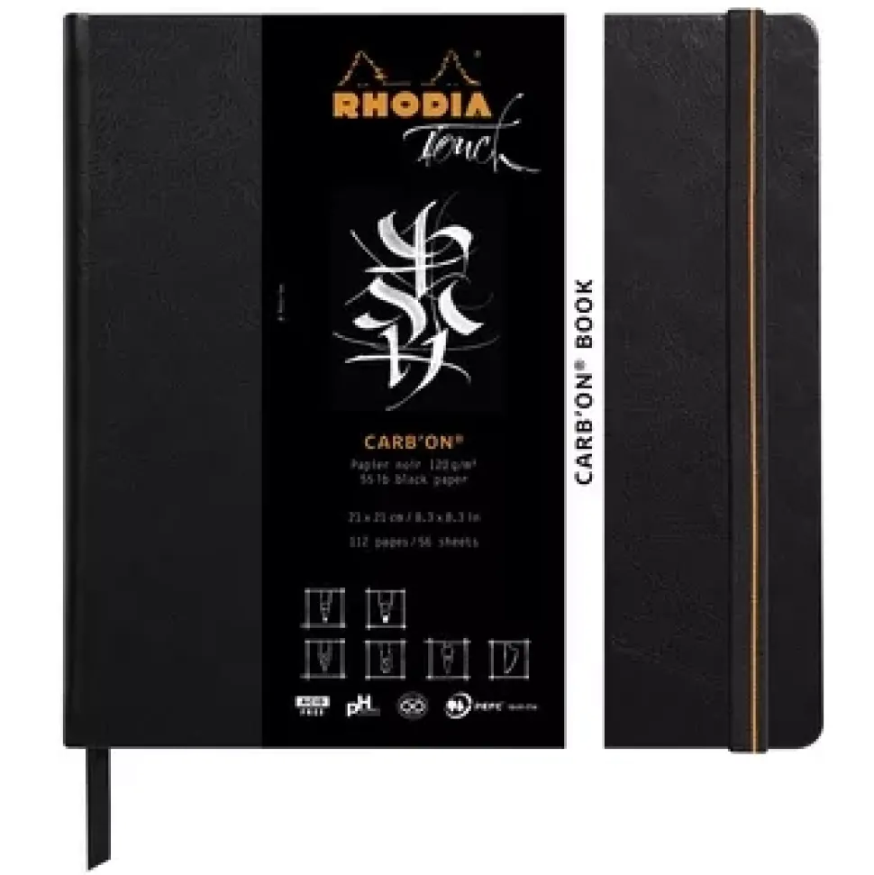 Bloc Carb On Book Rhodia 21x21cm