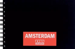 Bloc con anillas de dibujo acrílico A5 Amsterdam