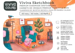 Bloc de Dibujo Hecho a Mano Viviva Colors 240g/m²