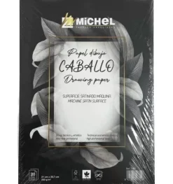 Bloc de Dibujo Papel Caballo Satinado Michel A4