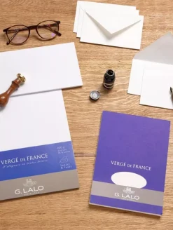 Bloc de notas papel verjurado Azul cielo Clairefontaine A5