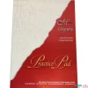 Bloc de papel blanco con lámina guía para Caligrafía Manuscript