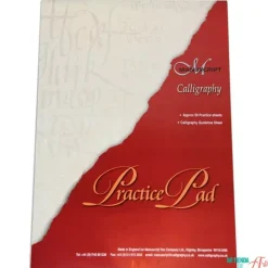 Bloc de papel blanco con lámina guía para Caligrafía Manuscript