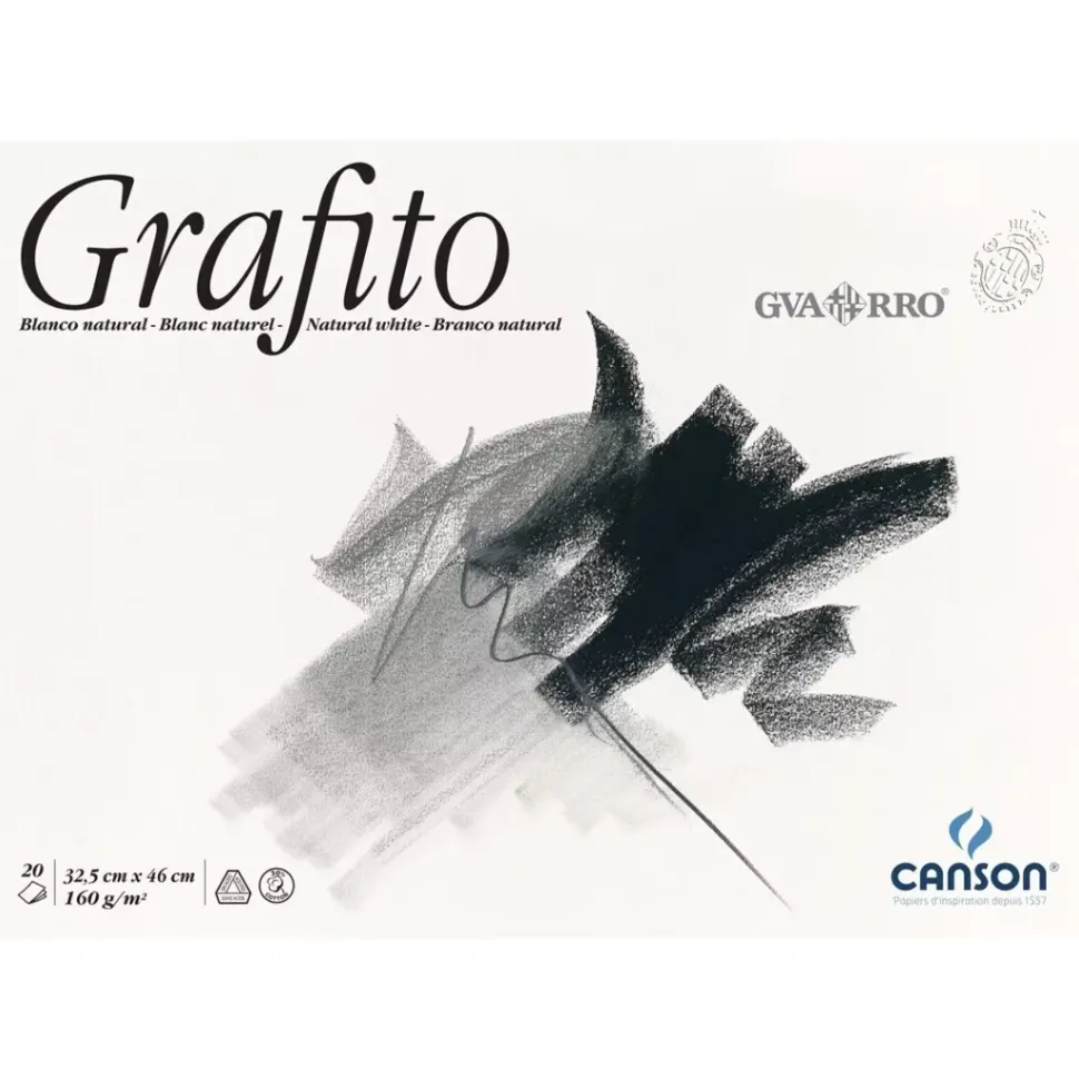 Bloc Dibujo Grafito Guarro Canson A3 160g/m²