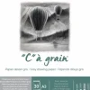 Bloc Dibujo Tintado “C” à Grain Encolado 1 Lado Gris Grano Fino Canson A3 250g/m²