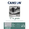 Bloc Dibujo Tintado “C” à Grain Encolado 1 Lado Gris Grano Fino Canson A4 250g/m²