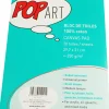 Bloc Encolado 1 Lado Tela de Lienzo Pop Art Pebeo A4
