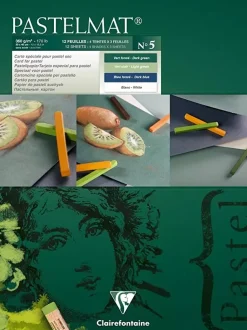 Bloc Encolado de Color Pastelmat Clairefontaine 360gr 30x40cm