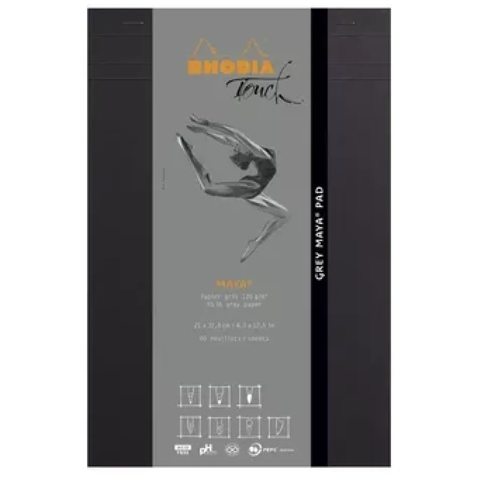 Bloc Grey Maya Pad Rhodia A4+