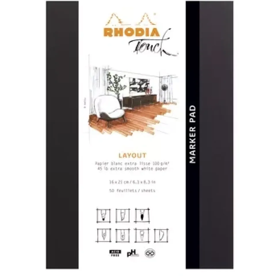 Bloc Marker Pad A4 Rhodia 29x21cm