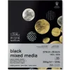 Bloc mixed media negro Winsor & Newton 200gr 28x36cm