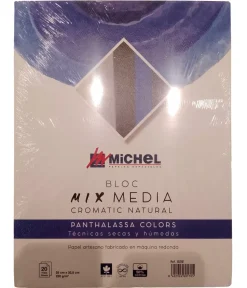 Bloc Panthalassa Colors Mix Media Cromatic natural Michel 25x32cm