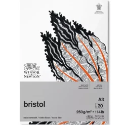 Bloc Papel Bristol Extraliso Winsor & Newton A3 250g