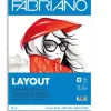 Bloc rotuladores Layout Fabriano A4 75g/m²