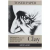 Bloc Toned Paper Clay A4 120g/m² Fabriano