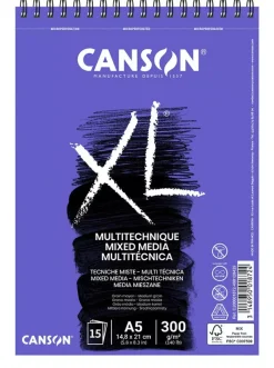 Bloc XL Bristol Espiral Extra Liso Grano Satinado Canson A4 180g/m²