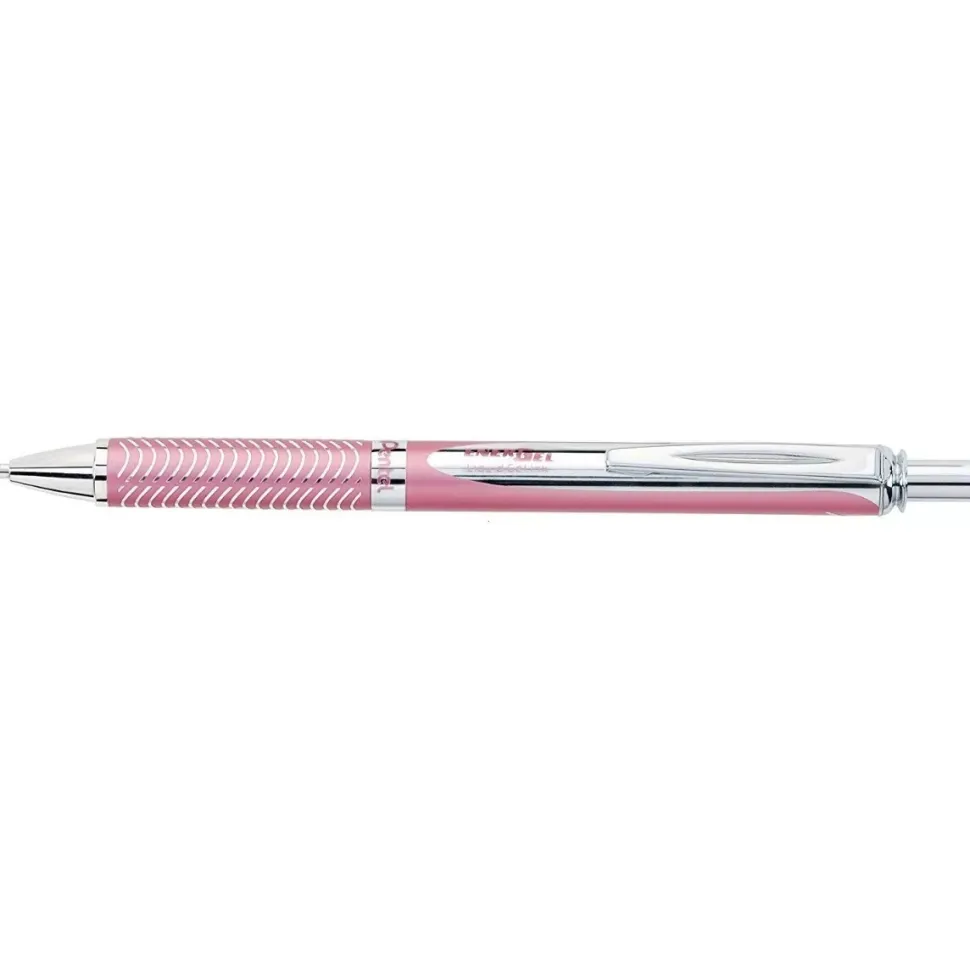 Bolígrafo Gel Retráctil Energel Sterling Rosa Pentel