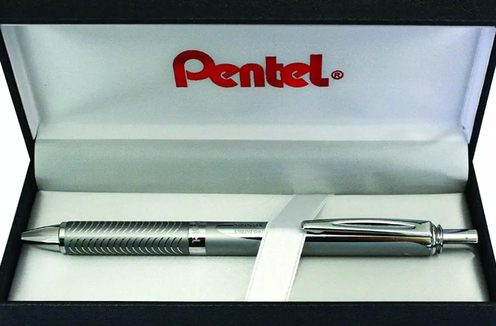 Bolígrafo Gel Retráctil Energel Sterling Rosa Pentel