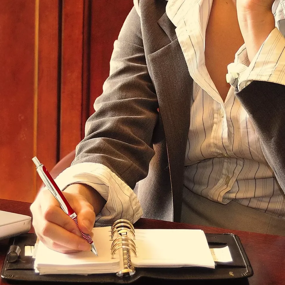 Bolígrafo Gel Retráctil Energel Sterling Rosa Pentel