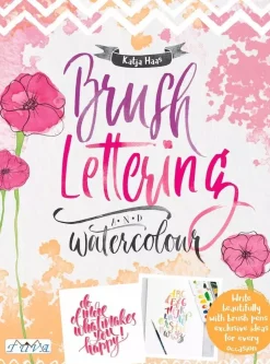 Brushlettering and watercolour