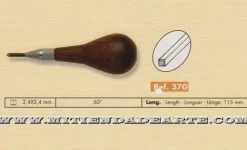 Buril especial para grabado mango de madera GR-037G