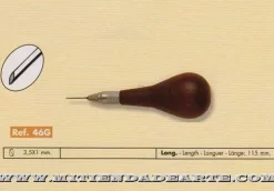 Buril especial para grabado mango de madera GR-046G