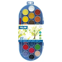 Caja 22 Acuarelas Milan