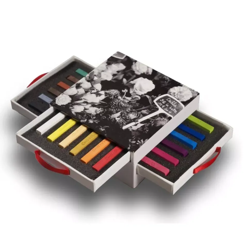 Caja 18 barras de colores surtidas Conté à Paris