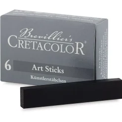 Caja 6 barras de Nero blando XL Cretacolor