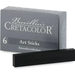 Caja 6 barras de Nero medio XL Cretacolor