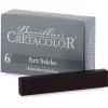 Caja 6 barras de sepia oscuro XL Cretacolor