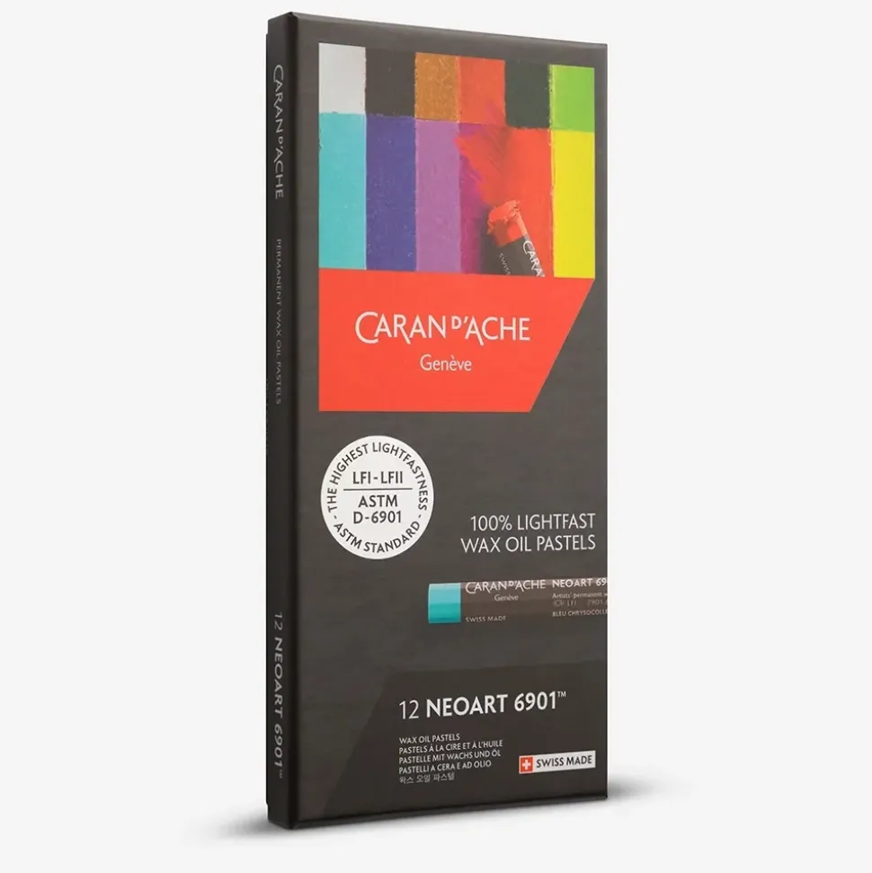 Caja 12 barras Pastel Neoart 6901 Caran d'Ache